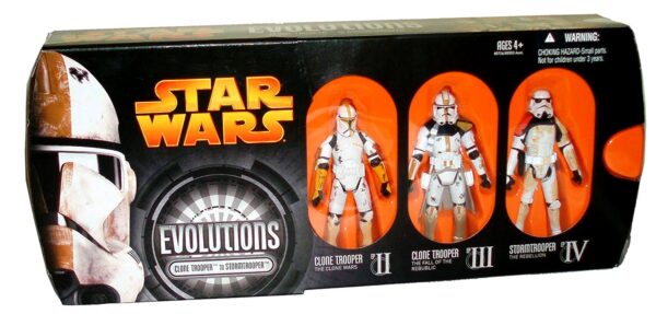 Evolutions (Clone Trooper to Stormtrooper 3-Pk) Yellow Evolutions (Clone Trooper to Stormtrooper 3-Pk) Yellow