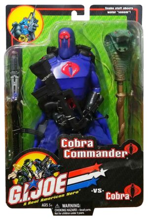 G.I. Joe Cobra Commander vs Cobra (Blister Carded-Blue) 12 inch-01aa