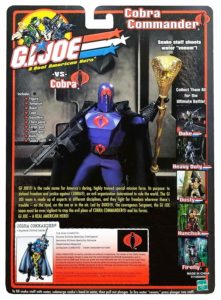 G.I. Joe Cobra Commander vs Cobra (Blister Carded-Blue) 12 inch-01b