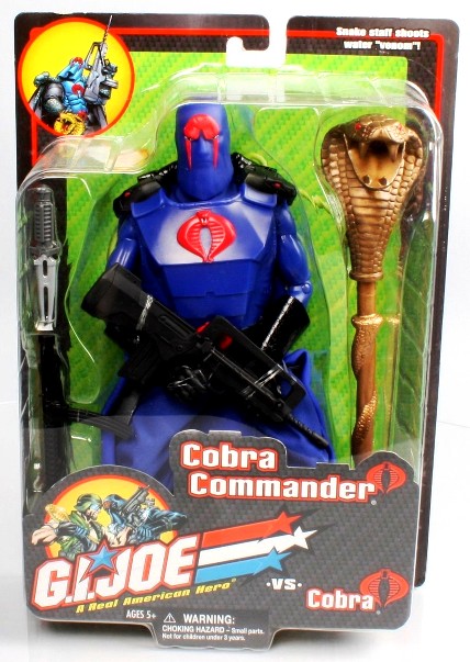 G.I. Joe Cobra Commander vs Cobra (Blister Carded-Blue) 12 inch - Copy
