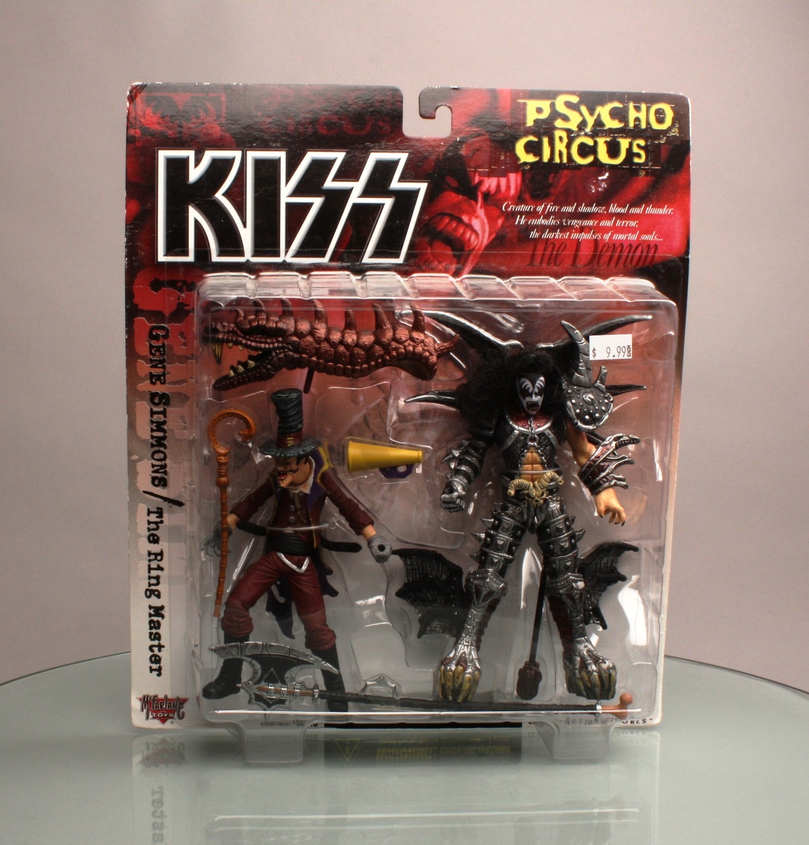 1998 Gene Simmons/The Ring Master Psycho Circus 2-Pack-a