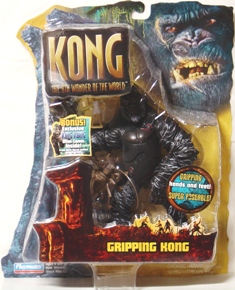 Vintage King Kong The Movie Gripping Kong (w/"Ann Darrow" & Mini Comic Book) Playmates "Rare-Vintage" (2005)