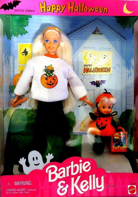 Happy Halloween Barbie & Kelly Giftset (Target Exclusive Special Edition) "Rare-Vintage" (1996)