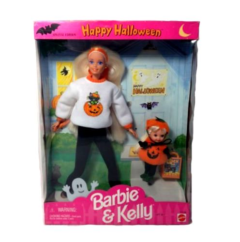 Happy Halloween Barbie & Kelly Giftset (Target Exclusive Special Edition) "Rare-Vintage" (1996)