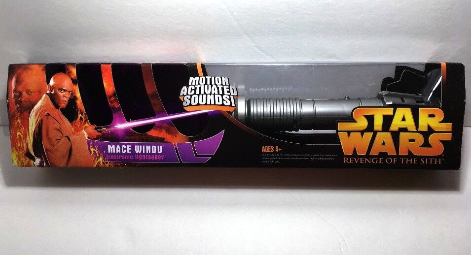 Mace Windu “Motion Activated Sounds!” Electronic Lightsaber (Star Wars
