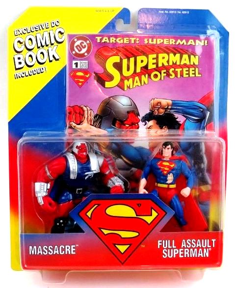Kenner 1996 Superman Man of Steel 12in Action Figure Fully Poseable for sale online 