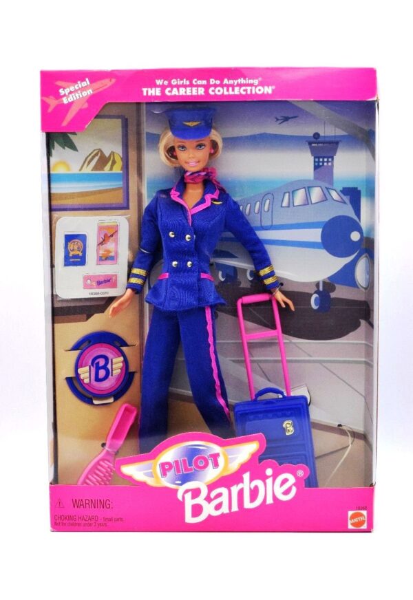 Pilot Barbie “Short Blonde Hair” (The Career Collection “Toys R Us Exclusive” Special Edition) “Rare-Vintage” (1997)