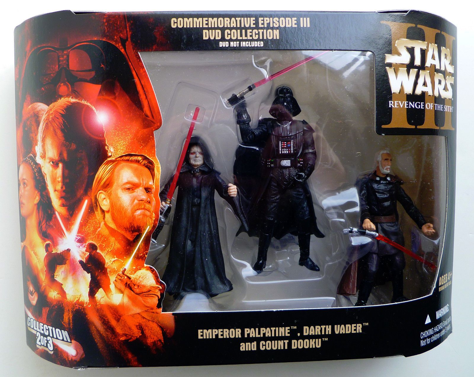 Darth Vader and Count Dooku Action Figure for sale online Hasbro Star Wars Commemorative Episode III Collection Emperor Palpatine 