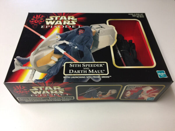 Sith Speeder and Darth Maul-0aa Sith Speeder and Darth Maul-0aa