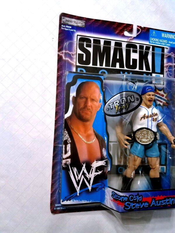 Stone Cold Steve Austin WWF Smack Down Serie 1999-1b Stone Cold Steve Autsin -“Tron Ready Series”! (“WWF Smack Down”) Series-1 “Rare-Vintage” (1999)