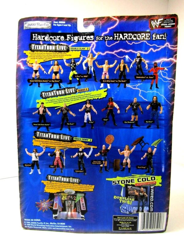 Stone Cold Steve Austin WWF Smack Down Serie 1999-1c Stone Cold Steve Autsin -“Tron Ready Series”! (“WWF Smack Down”) Series-1 “Rare-Vintage” (1999)