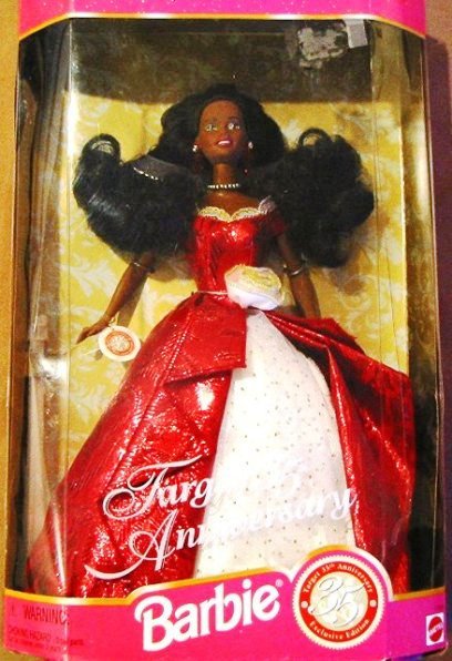 Target 35th Anniversary Barbie Doll (Exclusive "African American" Special Edition) "Rare-Vintage" (1997) 
