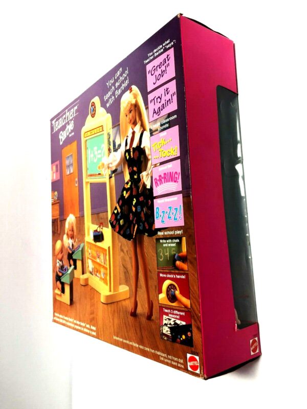 Teacher Barbie Blonde with AA and Hispanic Children (4)
