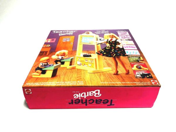Teacher Barbie Blonde with AA and Hispanic Children (6)