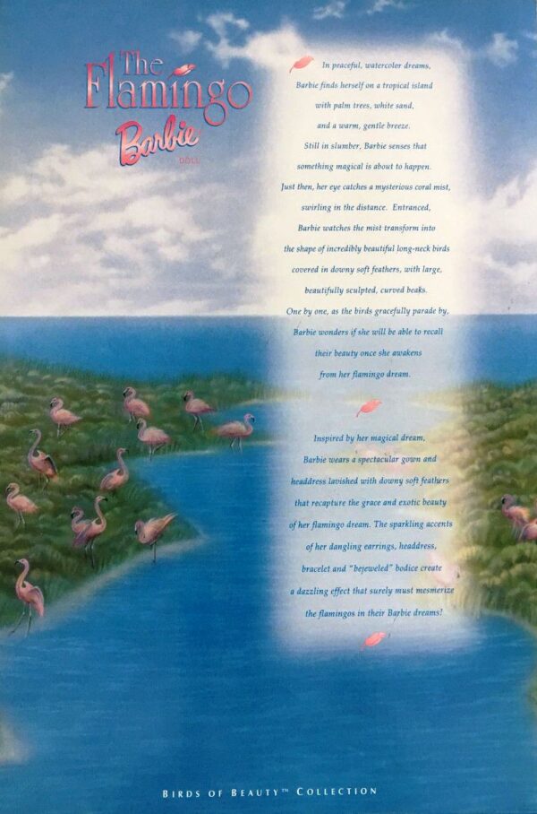 The Flamingo Barbie (Birds Of Beauty Collector Edition "Second In A Series" Collection) “Rare-Vintage” (1999)