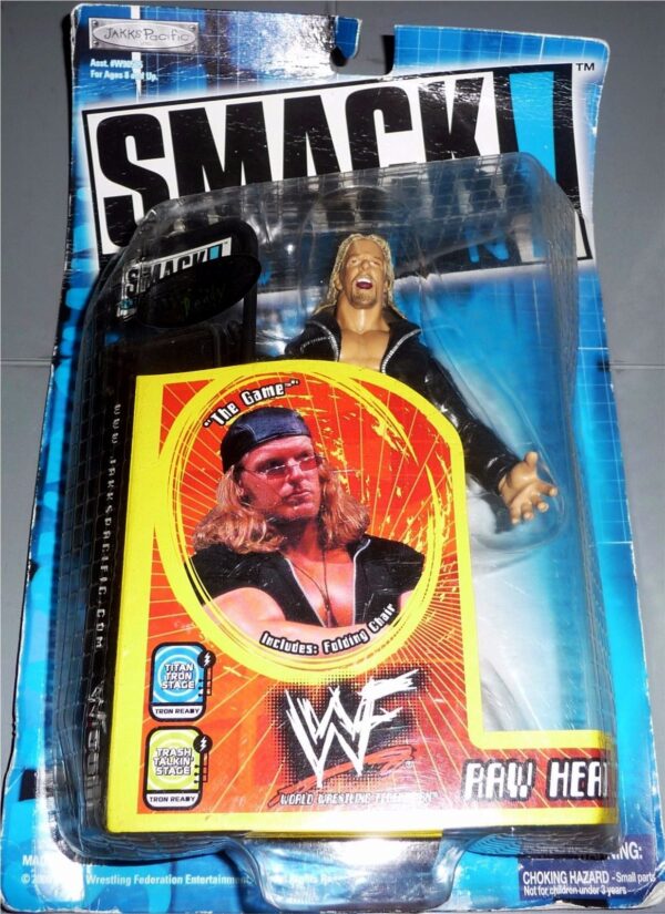 The Game (Triple H) Raw Heat SmackDown-1a The Game -"Raw Heat"! (WWF Smack Down-"Triple H") Series-1 “Rare-Vintage” (2000)