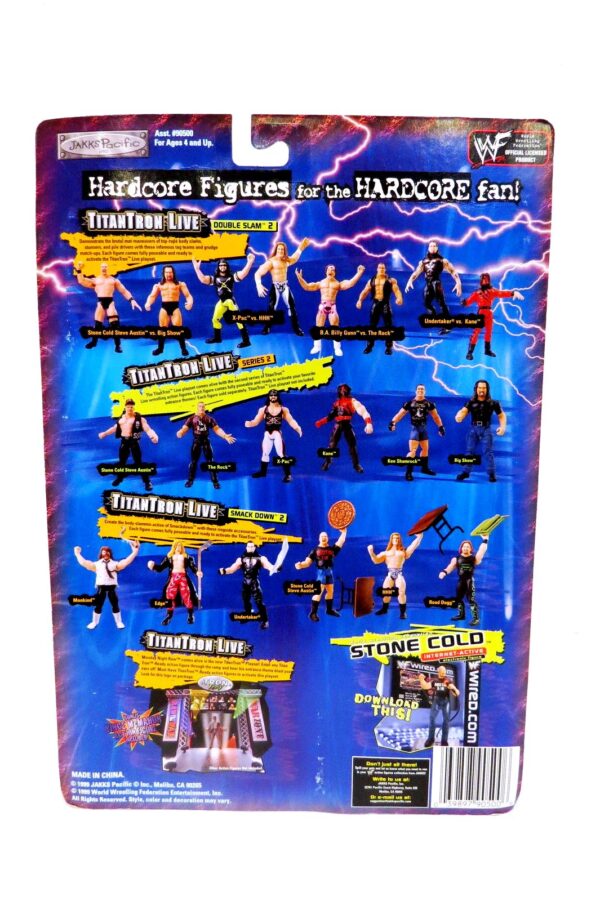 The Rock (Tron Ready Series)Smack Down 1999-1a The Rock -“Tron Ready Series”! (“WWF Smack Down”) Series-1 “Rare-Vintage” (1999)