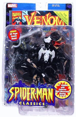 Marvel Comic Spiderman Spider-Man Classic Venom ACTION FIGURE 