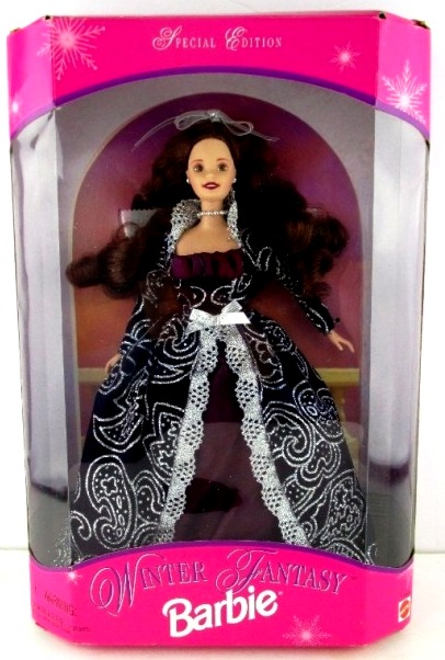 Winter Fantasy Barbie II (Walmart “Brunette” Exclusive Special Edition Barbie Series) “Rare-Vintage” (1996)