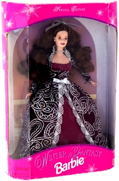 Winter Fantasy Barbie II (Walmart “Brunette” Exclusive Special Edition Barbie Series) “Rare-Vintage” (1996)