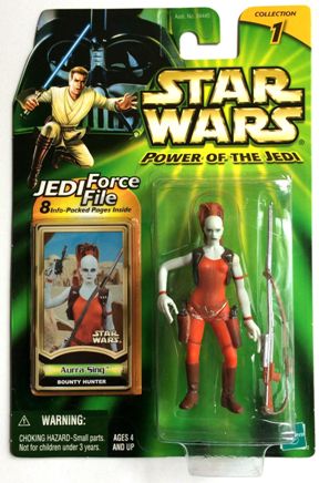 Star Wars ("Jedi Force File Power Of The Jedi Kenner/Hasbro Vintage Collection Series") “Rare-Vintage” (2000-2001)