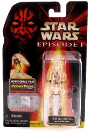 STAR WARS ACTION FIGURES  Episode 1 COLLECTION #1 OF FIGURE BATTLE DROID B RIFLE 