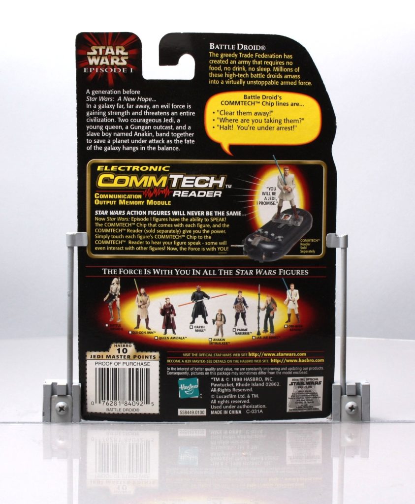 Star Wars Darth Vader Con Droide Interrogatorio: Action Figure Vintage 1999 Con Chip CommTech
