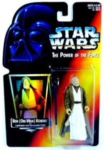 Ben Obi-wan Kenobi Action Figure Star Wars POTF 2 Power of Force Kenner 1995 for sale online 