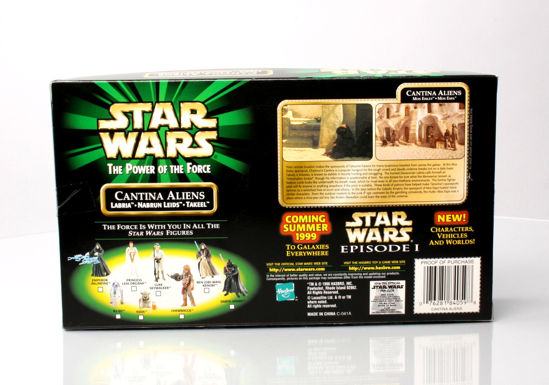 Cantina Aliens “3Pk Chalmun's Cantina” (Star Wars “Power Of The