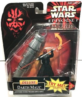 Deluxe Darth Maul - Lightsaber Handle Triggers Battle Swing (.0000)-0 copy