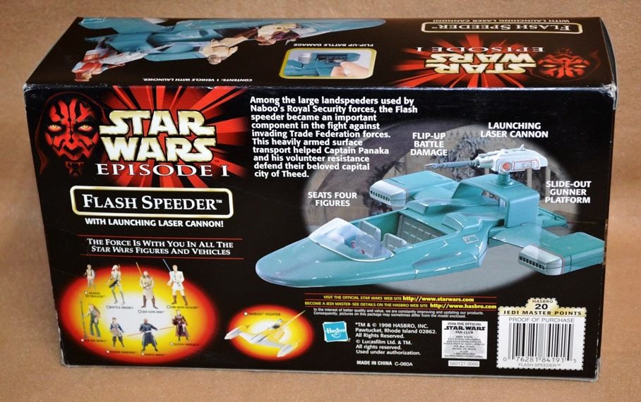 Star Wars Flash Speeder Naboo Episode 1 Phantom Menace 1999