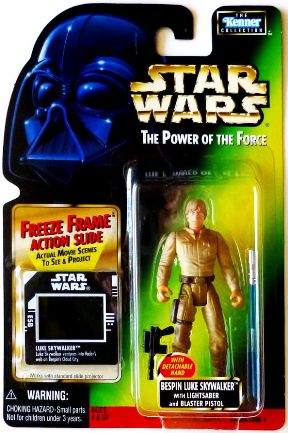 Luke Skywalker Bespin Gear Star Wars Power Of The Force 2 1998 box 