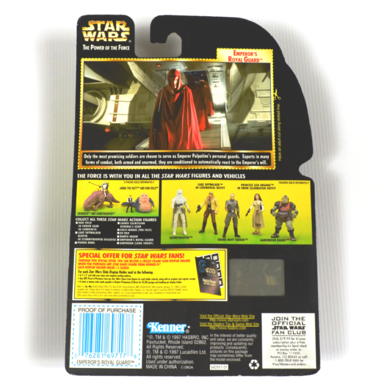 Vintage - Star Wars POTF2 Emperor’s Royal Guard Force Pike Freeze