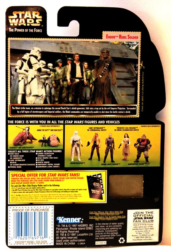Freeze Frame Endor Rebel Soldier #00-01aa