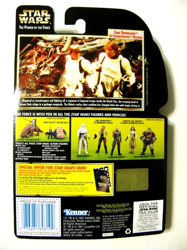 Freeze Frame Luke Skywalker Saelt -Marie Error Card #03-aa