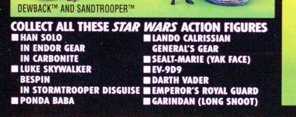 Freeze Frame Luke Skywalker Saelt -Marie Error Card #03-ab