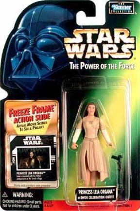 Freeze Frame Princess Leia Organa in Ewok Celebration Outfit