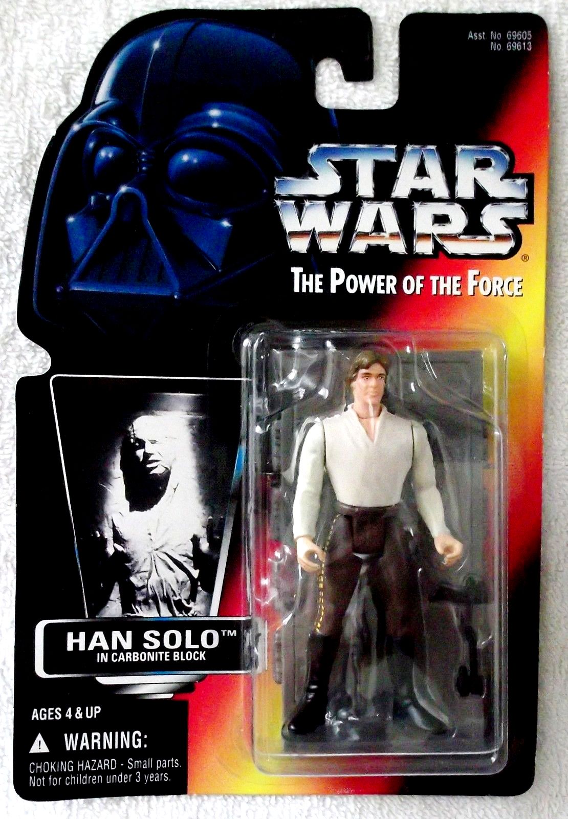 Kenner Star Wars Power Of The Force Red Card Han Solo In Carbonite Block Action Figure for sale online 