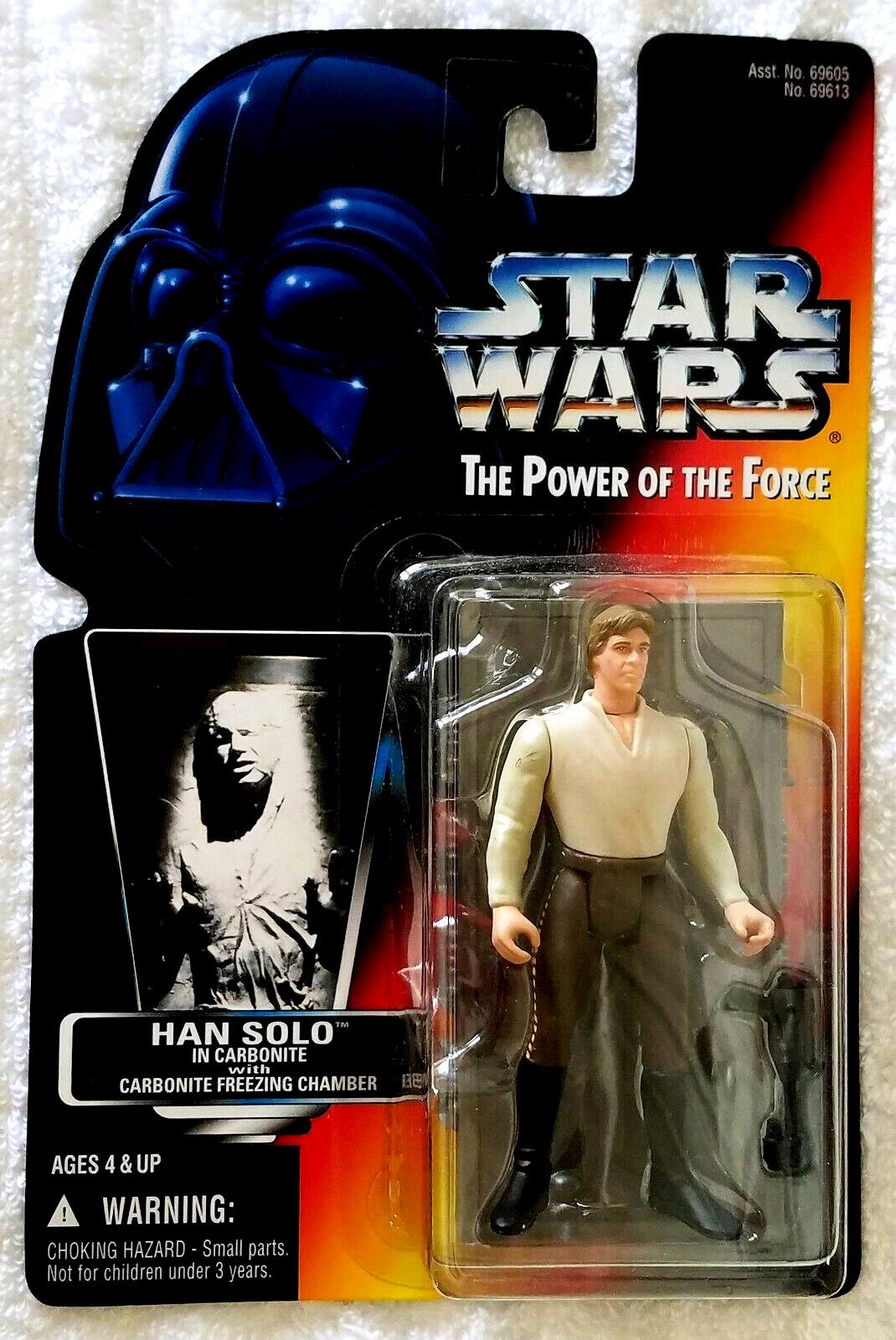 Star Wars Han Solo Carbonite Freeze Chamber Action Figure POTF Red Card Kenner ! 