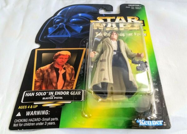 Han Solo (Endor Gear Blaster Pistol) Holo (Coll-1 #00)-01c
