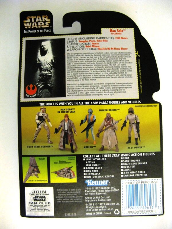 Han Solo (in Carbonite with Carbonite Block) Hologram (coll-2 #02)-b