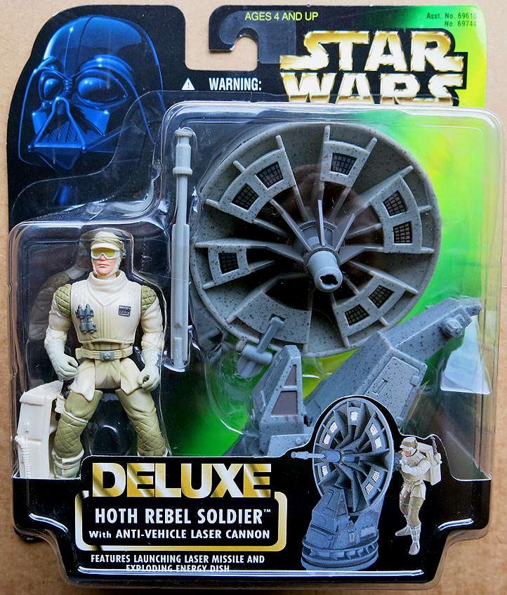 Star Wars Micro Machines Hoth Rebel Trooper LOT of 4 Figures Soldier Army 1996