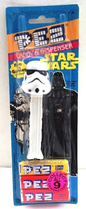 DARTH VADER 2015 STAR WARS COLLECTABLE PEZ DISPENSER & CANDY NEW IN SEALED BAG