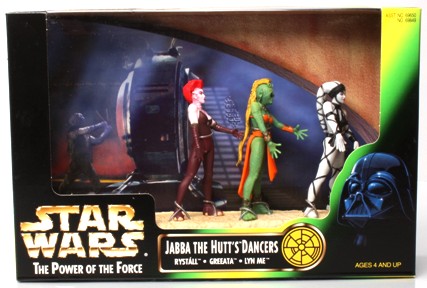 Star Wars The Power Of The Force Jabba The Hutt's Dancers 