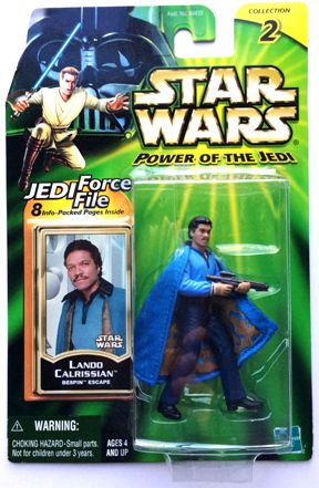 POTJ Jedi Force File LANDO CALRISSIAN NEW! STAR WARS 