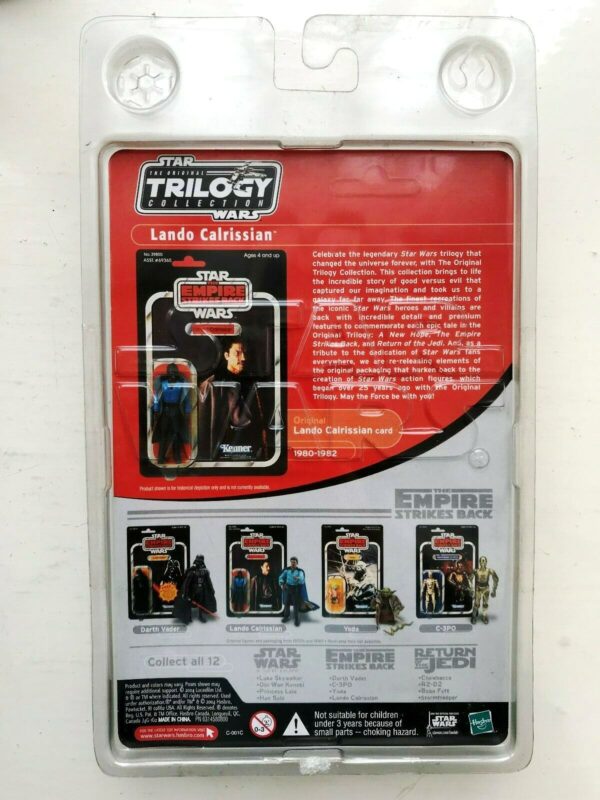 Lando Calrissian (Trilogy Collection) Kenner Card-3 Lando Calrissian (Trilogy Collection) Kenner Card-3