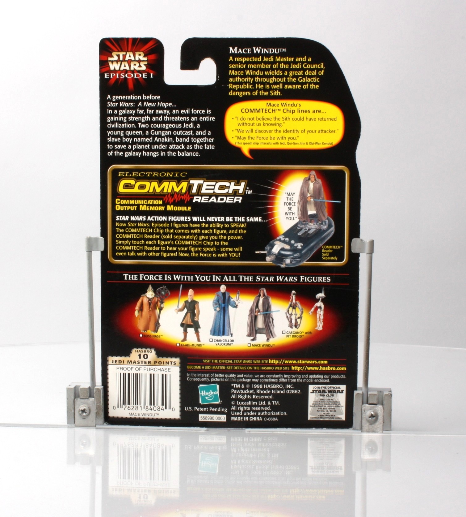 Mace Windu “Lightsaber & Jedi Cloak (.0000)” (“Star Wars Episode1