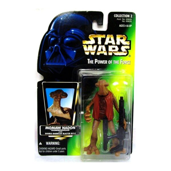 Momaw Nadon “Hammerhead w/Non-Hologram!” #.01 (Star Wars “The POTF” Kenner Vintage Collection-2) “Rare-Vintage” (1996) 