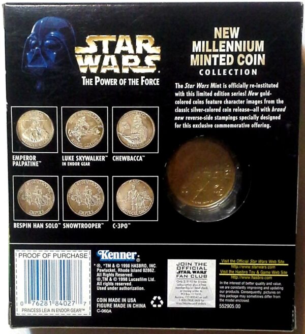 Princess Leia Millennium Minted Coin-1cc Princess Leia Millennium Minted Coin-1cc