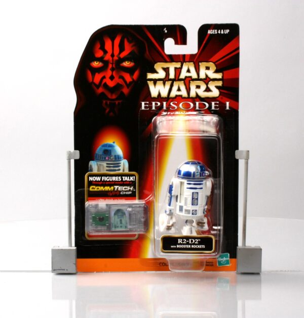 R2-D2 (.0000)-0 R2-D2 “Booster Rockets (.0000)” (“Star Wars Episode-1 Phantom Menace CommTech Chip Hasbro Vintage Collection Series-2”) “Rare-Vintage” (1998)